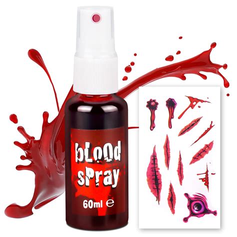 how to spray fake blood on clothes|blood brothers spirit halloween.